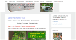 Desktop Screenshot of massifconcrete.com